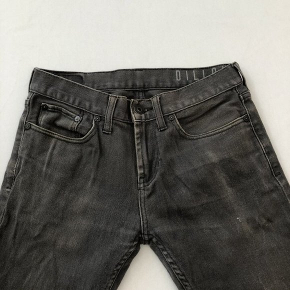 Dillon Jeans Men's 29 Grey Skinny Pants Dark Wash Reg Fit Size 29X30 - Picture 5 of 12